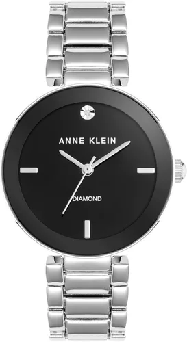 Miniatura 17 de Anne Klein Reloj de pulsera con esfera de diamante genuino para mujer
