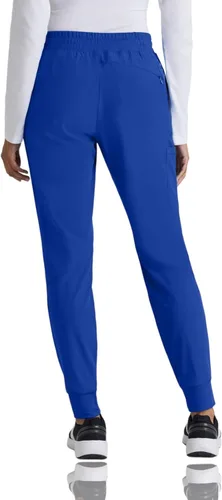 Miniatura 2 de Barco One Pantalón deportivo, pantalón quirúrgico de altura media, con tejido elástico de 4 vías y 3 bolsillos, para mujer