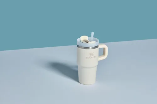 Miniatura 4 de STANLEY Quencher H2.0 - Vaso con asa y pajilla, tapa de 3 posiciones Flowstate de 14 onzas, compatible con portavasos para viajes, vaso de acero