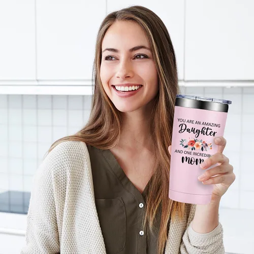Miniatura 4 de Grifarny Daughter Gifts from Mom, Dad - Mothers Day, Valentines Day Gifts for Daughters Adult - You are an Amazing Daughter Tumbler 20 oz