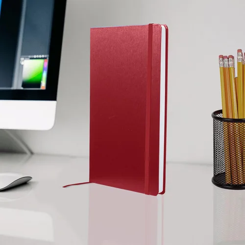 Miniatura 7 de DISCOUNT PROMOS Diarios personalizados de tapa dura con banda elástica de colores, paquete a granel personalizado, perfecto para la escuela