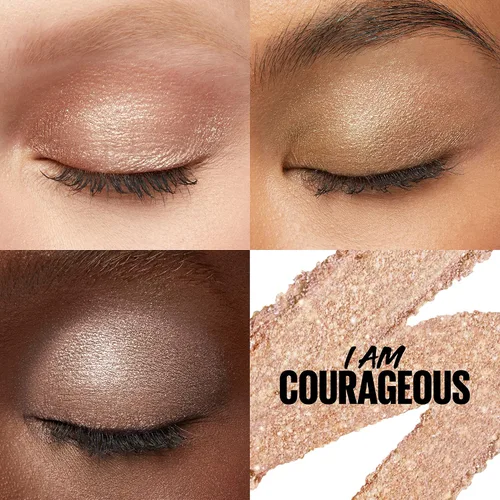 Miniatura 2 de MAYBELLINE Color Tattoo Longwear - Sombra de ojos multiusos Stix, maquillaje de ojos, I am Courageous (bronce claro brillante)