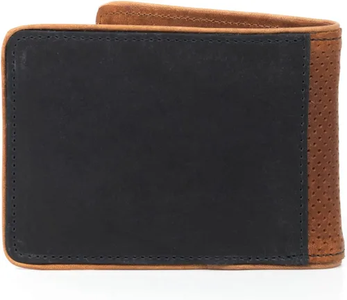 Miniatura 4 de VELEZ Carteras de cuero genuino para hombre Azul Vintage