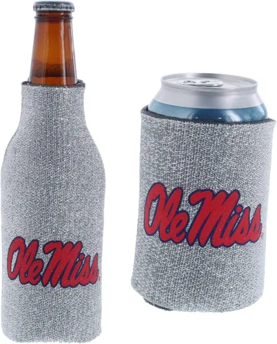 Miniatura 154 de College Team Color Logo Can & Bottle Holder Insulator Beverage Cooler Set