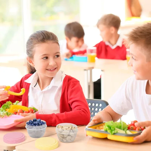 Miniatura 7 de Recipientes pequeños de alimentos con tapas para bebés y niños pequeños, paquete de 15 unidades, fácil de abrir, ultra gruesos, reutilizables, caja