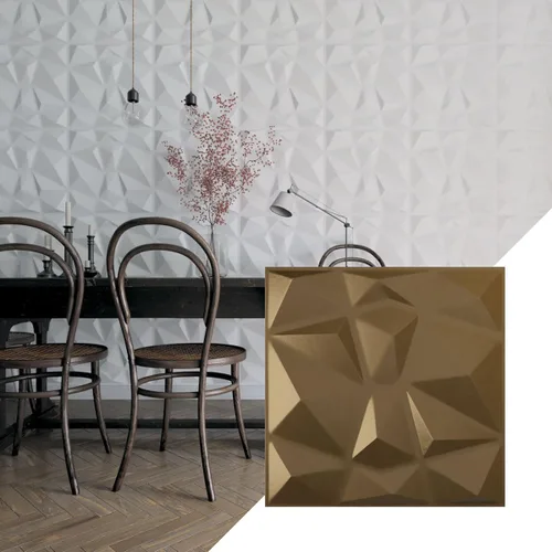 Miniatura 31 de Ekena Millwork 19 5/8 pulgadas de ancho x 19 5/8 pulgadas de alto, Niobe EnduraWall decorativo 3D, laguna satinada (cubre 2.67 pies cuadrados).
