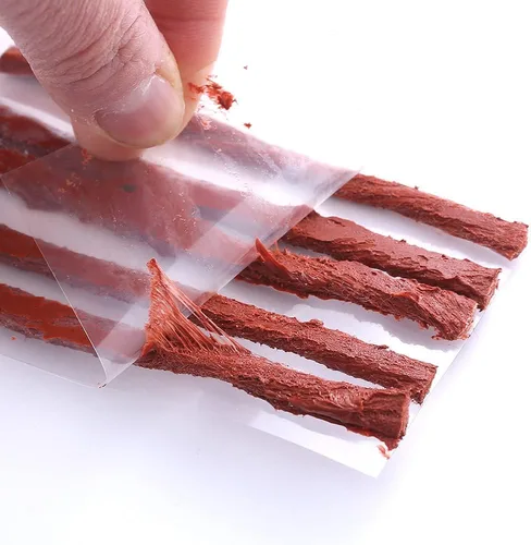 Miniatura 3 de Chrov 100 tapones para neumáticos, tapones de reparación de neumáticos de goma para neumáticos todoterreno sin cámara, automóvil, ATV, UTV, Marrón