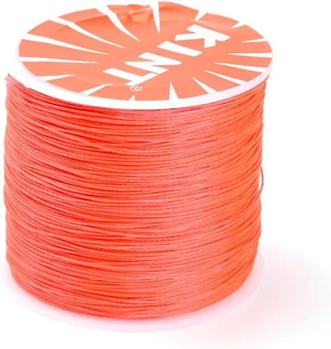 Miniatura 6 de Cordón de poliéster encerado de 119 yardas de 0.020 in, cuentas gruesas y coloridas pulseras de hilo trenzado para macramé para fabricación