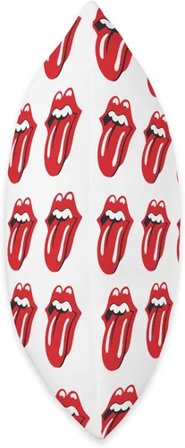 Miniatura 2 de The Rolling Stones - Almohada oficial de repetición de lengua blanca, 16.0 x 16.0 in, multicolor