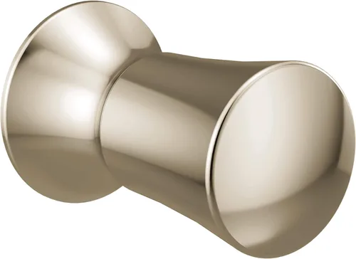 Moen Flara YB0305NL - Tirador decorativo de níquel pulido de 0.91 pulgadas de diámetro para gabinete