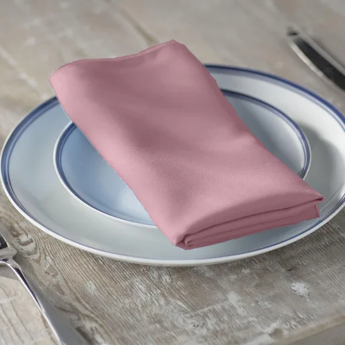 Miniatura 94 de LA Linen Paquete de 10 servilletas de popelina de poli, servilletas de tela suave, servilletas lavables y reutilizables, servilletas de mesa