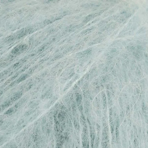 Miniatura 8 de Hilo Superfino Esponjoso de Alpaca y Seda, Drops Brushed Alpaca Silk, Ligero y Cálido 0.9 oz 153 Yardas por Ovillo (27 Rainforest Dew)