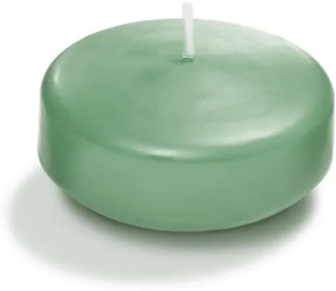 Miniatura 95 de yummi Caja de 18 velas flotantes color rojo rubí de 3 pulgadas