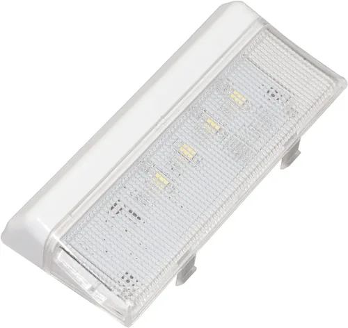 W10515057 Refrigerador Congelador Panel trasero LED Módulo con lente cónica y bisel para Whirlpool, Kenmore, Maytag, Refrigeradores 3021141
