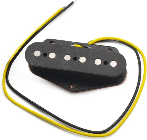 Miniatura 6 de SAPHUE Alnico 5 TL Puente Pickup Fibra Bobina TL Puente Pickup Negro Guitarra Piezas