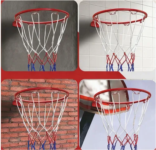 Miniatura 9 de Aro de baloncesto, aro de baloncesto de viaje de ensueño, para montar en la pared, para interiores y exteriores, aro de baloncesto colgante