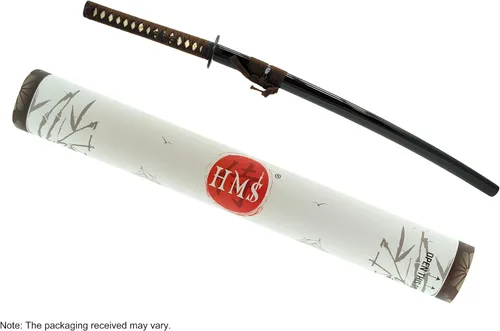 Miniatura 5 de HMS Samurai Katana Sword, Practical, Hand Forged, 1045 Carbon Steel, Heat Tempered/Clay Tempered, Full Tang, Sharp, Scabbard Katana 842