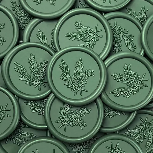 Miniatura 25 de 25 Calcomanías de Sellos de Cera Hechas a Mano, Sellos para Sobres, Calcomanías de Cera Autoadhesivas para Invitaciones de Fiestas de Boda, Sobres