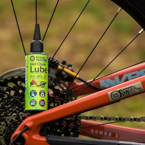 Miniatura 3 de GREEN OIL Lubricante de cadena de ciclo, 3.4 fl oz, adecuado para todas las bicicletas, condiciones húmedas y secas, biodegradable, natural, Paquete