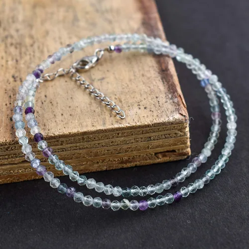 Miniatura 23 de Multi Gemstone_Choker Necklace