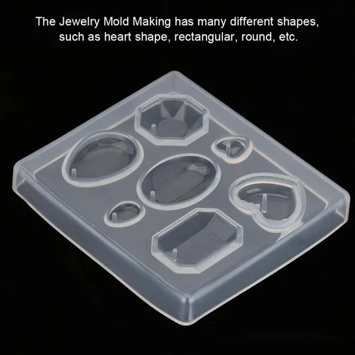 Miniatura 5 de Fundición, silicona transparente facetada para joyería y fabricación de manualidades