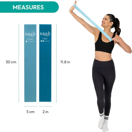 Miniatura 4 de Juego de bandas de resistencia para fitness, bandas elásticas para bandas de ejercicio, bandas de resistencia para entrenamiento en casa, bandas