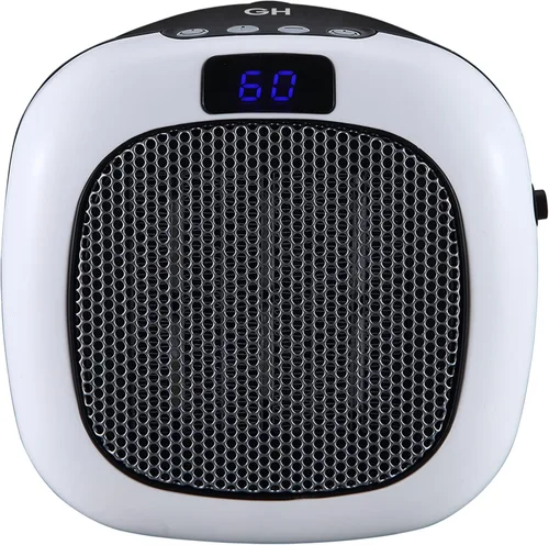 Miniatura 10 de Good Housekeeping - Calentador de pared mini para interiores con termostato y control remoto, 750 W, negro
