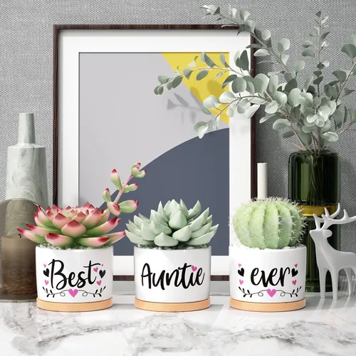 Miniatura 3 de MAYICIVO Regalos de Navidad para tía de parte de sobrina o sobrino, los mejores regalos para tía, los mejores regalos para la mejor tía del mundo
