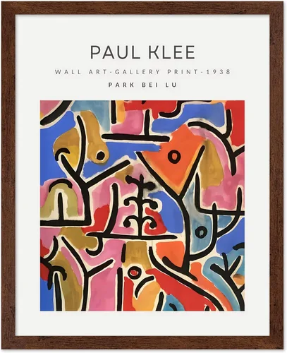 Miniatura 17 de Poster Master Póster vintage de Paul Klee – Impresión retro de cómicos – Arte de dibujo – Arte abstracto – Regalo para hombres y mujeres – Estilo-09