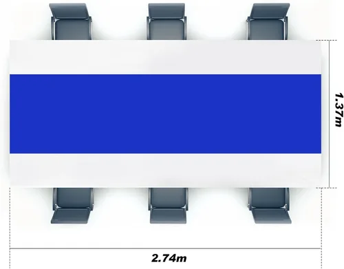 Miniatura 2 de Oudain 3 manteles desechables de plástico de 54 x 108 pulgadas, para mesas rectangulares, impermeables, para baby shower, boda, cumpleaños, Azul