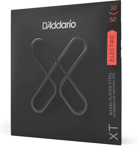 Miniatura 11 de D'Addario Cuerdas para guitarra eléctrica, XT con revestimiento de níquel, XTE1059, calibre ligero regular 10-59, juego de 7 cuerdas, paquete de 1