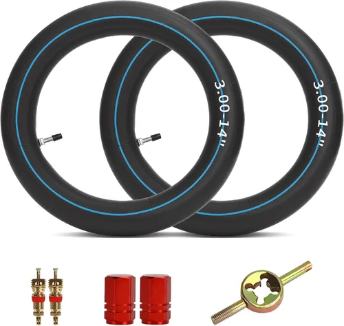 Miniatura 9 de Tubo Interior de Neumático Resistente 90/100-14 para Motocicleta Pit Dirt Bike 3.00/3.50/4.10-14 Vástago TR4