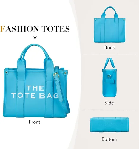 Miniatura 6 de Bolso de mano para mujer, bolso de mano de cuero a la moda, pequeño bolso cruzado personalizado con asa superior para el trabajo y viajes