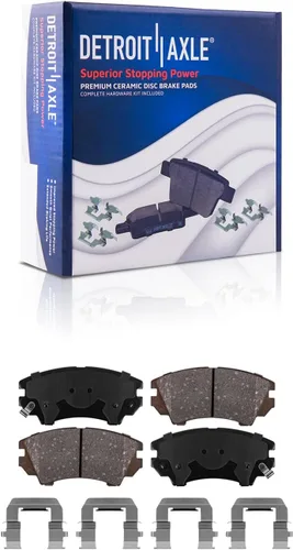 Miniatura 77 de Detroit Axle - Pastillas de Freno para Nissan Altima Sentra 350Z Juke INFINITI G35, Pastillas de Freno Cerámica Delanteras y Traseras Reemplazo