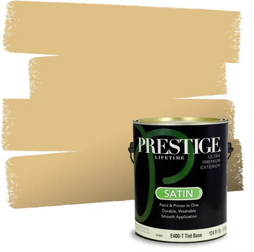 Miniatura 151 de PRESTIGE Paints Exterior Paint and Primer In One, 1-Gallon, Satin, Comparable Match of Benjamin Moore* Royal Linen* 931BM-PCM
