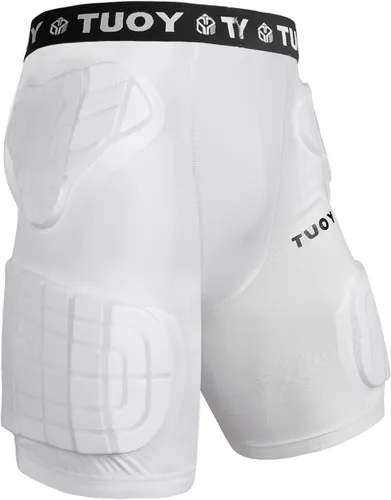 Faja de fútbol acolchada para hombre, 5 almohadillas, almohadillas de fútbol integradas con protector de muslos para fútbol y béisbol