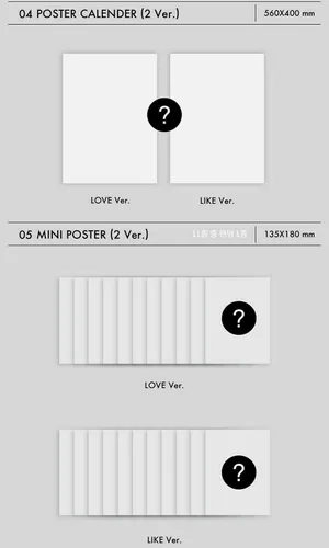 Miniatura 3 de OMEGA X Love Me Like 2nd Mini Album (LOVE + LIKE 2 Ver SET. )