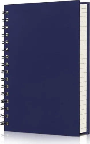 Miniatura 12 de EUSOAR - Cuaderno de espiral rayado universitario, paquete de 3 en negro A5 de 5.5" x 8.3", papel desprendible, tapa dura gruesa, 160 páginas / 80