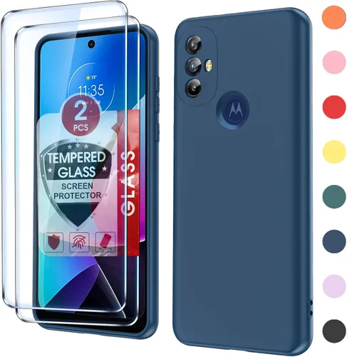 Miniatura 179 de LeYi Funda para Motorola Moto G Play 4G 2024: Funda para Moto G Play 4G 2024 con funda delgada y antiarañazos, silicona líquida a prueba de golpes