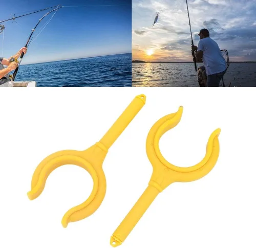 Miniatura 9 de Milltrip 2 unids Boat Oar Lock Fishing Rod Holder Soporte Marine Rubber Dinghy Accesorios (Amarillo)