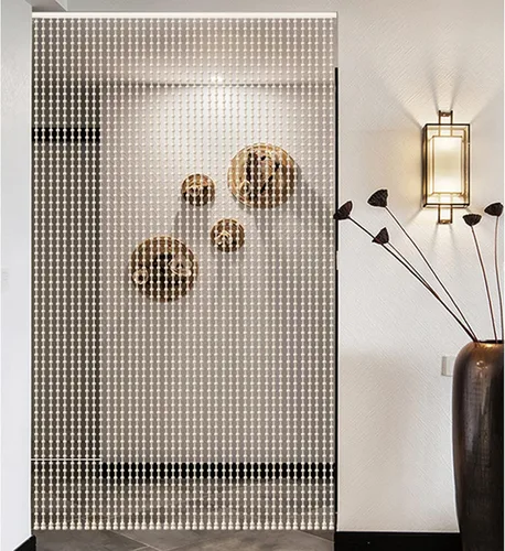 Miniatura 2 de Cortina de cuentas de madera natural, cortinas de cuentas de madera hecha a mano, 25 hebras de cortinas de puerta con cuentas de madera, cuerda