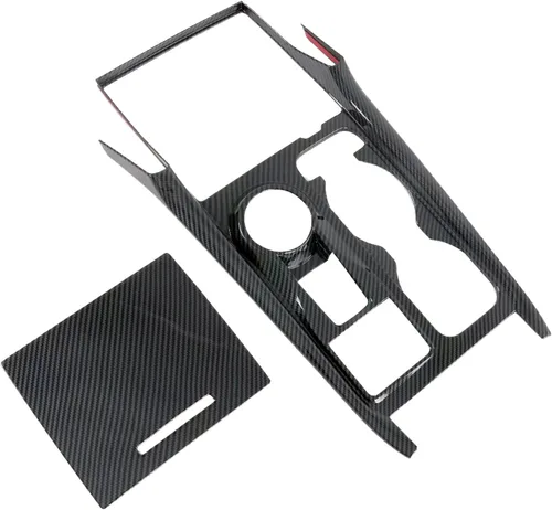 HIGH FLYING Para Ford Explorer 2020 2021 2022 2023 2024 Accesorios de coche Consola central Engranajes de cambio Cubierta de superposición ABS fibra