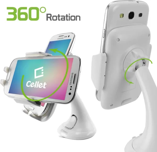 Miniatura 6 de Cellet Soporte de teléfono para parabrisas de automóvil, soporte para teléfono compatible con iPhone y teléfonos inteligentes Android