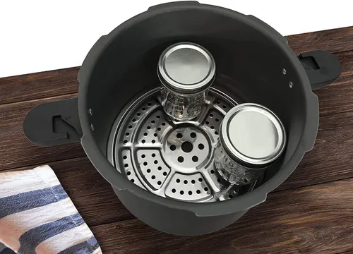 Miniatura 3 de Granite Ware F0732-2 olla a presión y cocina/vaporera, 12 cuartos de galón, negro por Granite Ware