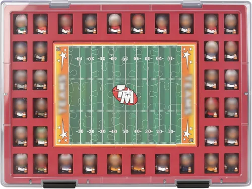 Miniatura 7 de Xuerdon Caja Coleccionista de Juguetes Compatible con Teenymates para Figuras Mini de las Series de Fútbol Americano, Béisbol, Baloncesto y Hockey