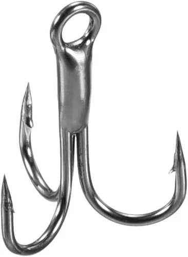 Miniatura 28 de PATIKIL Anzuelos de pescado agudos de acero al carbono, gancho de curva redondo afilado Gancho de púas triple para agua dulce y salada Blanco