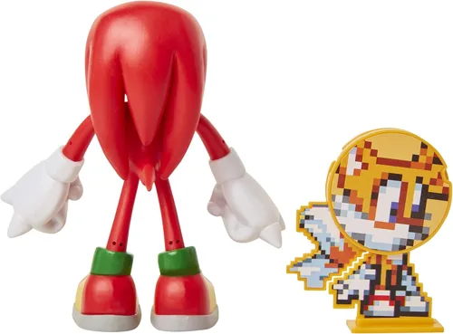 Miniatura 6 de Sonic, el erizo - Figura de acción de Knuckles de 4 in Nudillos