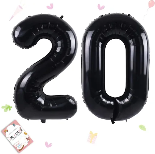 Miniatura 152 de Globos de números de 40 pulgadas del 0 al 9 dorados grandes del número 0, globos digitales para suministros de decoración de celebración de fiesta