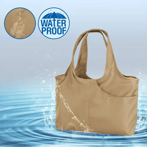 Miniatura 7 de ZOOEASS - Bolso grande de hombro para mujer, impermeable, multifunción, de nailon, para viaje