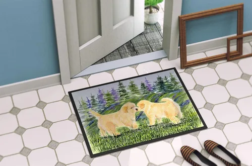 Miniatura 4 de Caroline's Treasures SS8102JMAT - Felpudo dorado Retriever de 24 x 36 pulgadas, para interiores y exteriores, para entrada, antideslizante, lavable